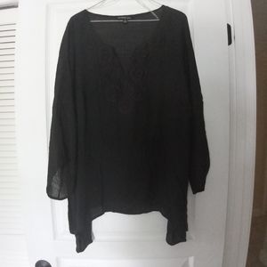Black blouse size 1X
